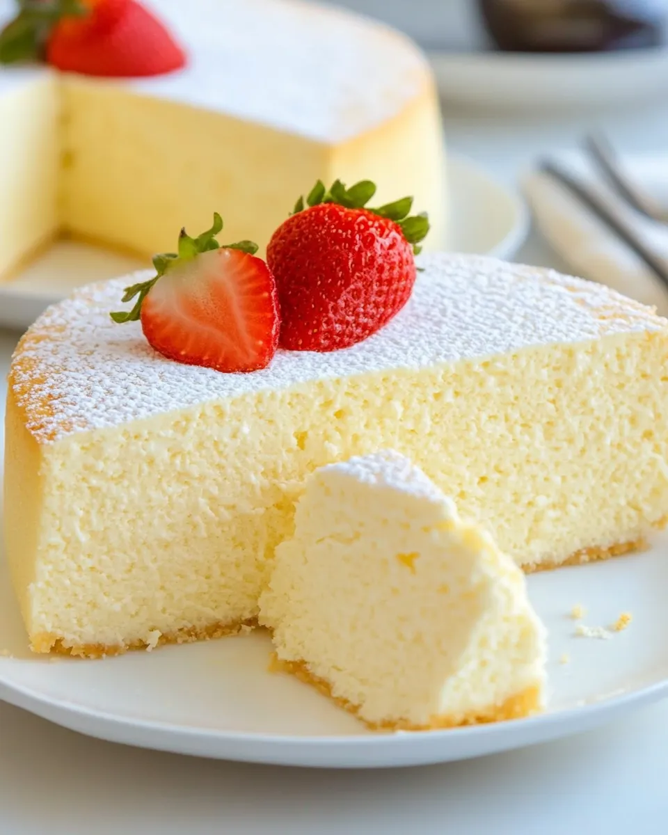 Delicious Japanese Cheesecake dish photo