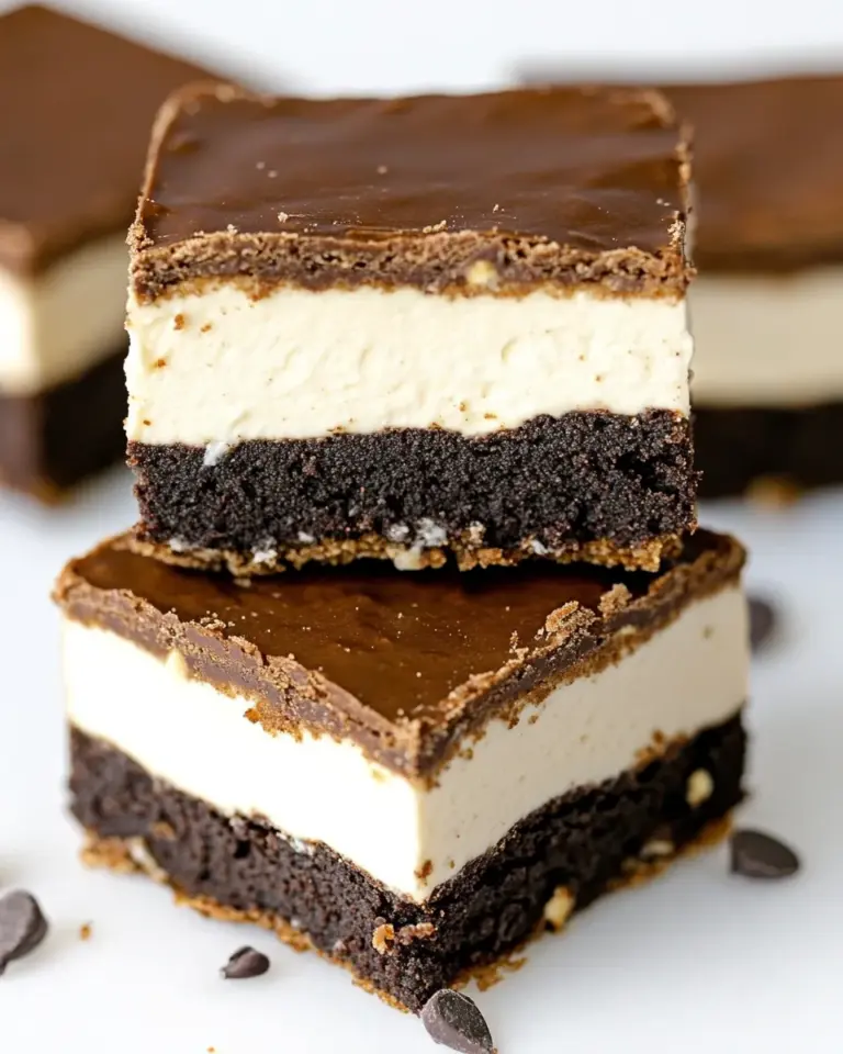 Homemade Keto Cream Cheese Brownie Bars photo