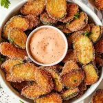 Homemade Keto Fried Pickles photo