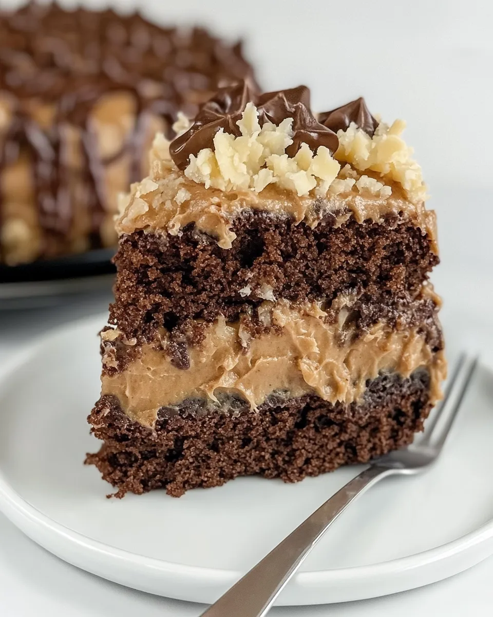 Delicious Keto German Chocolate Cake dish photo