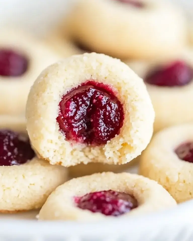 Homemade Keto Thumbprint Cookies photo