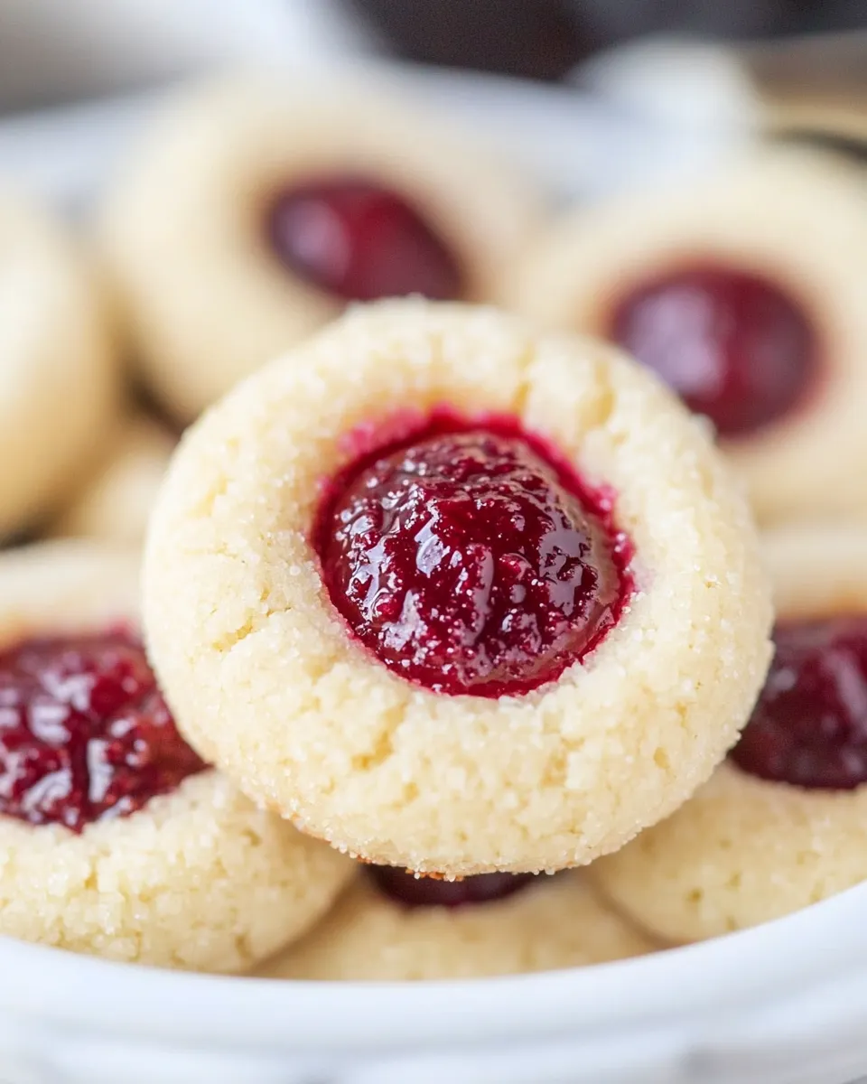 Classic Keto Thumbprint Cookies image