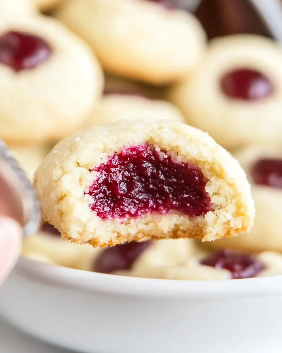 Delicious Keto Thumbprint Cookies shot