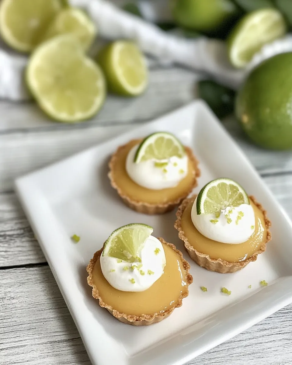 Homemade Key Lime Tartlets photo
