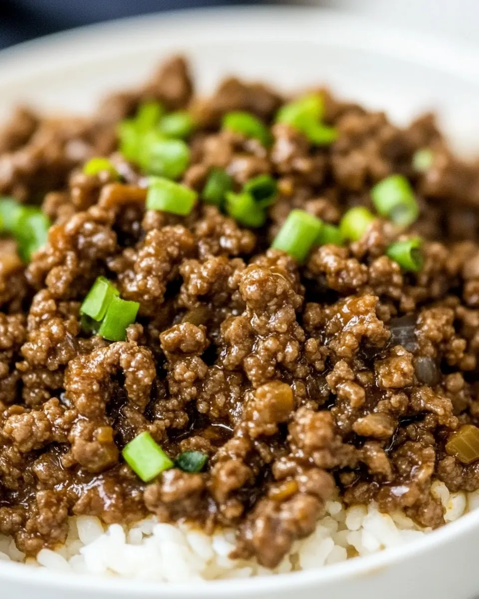 Homemade Korean Ground Beef Skillet photo