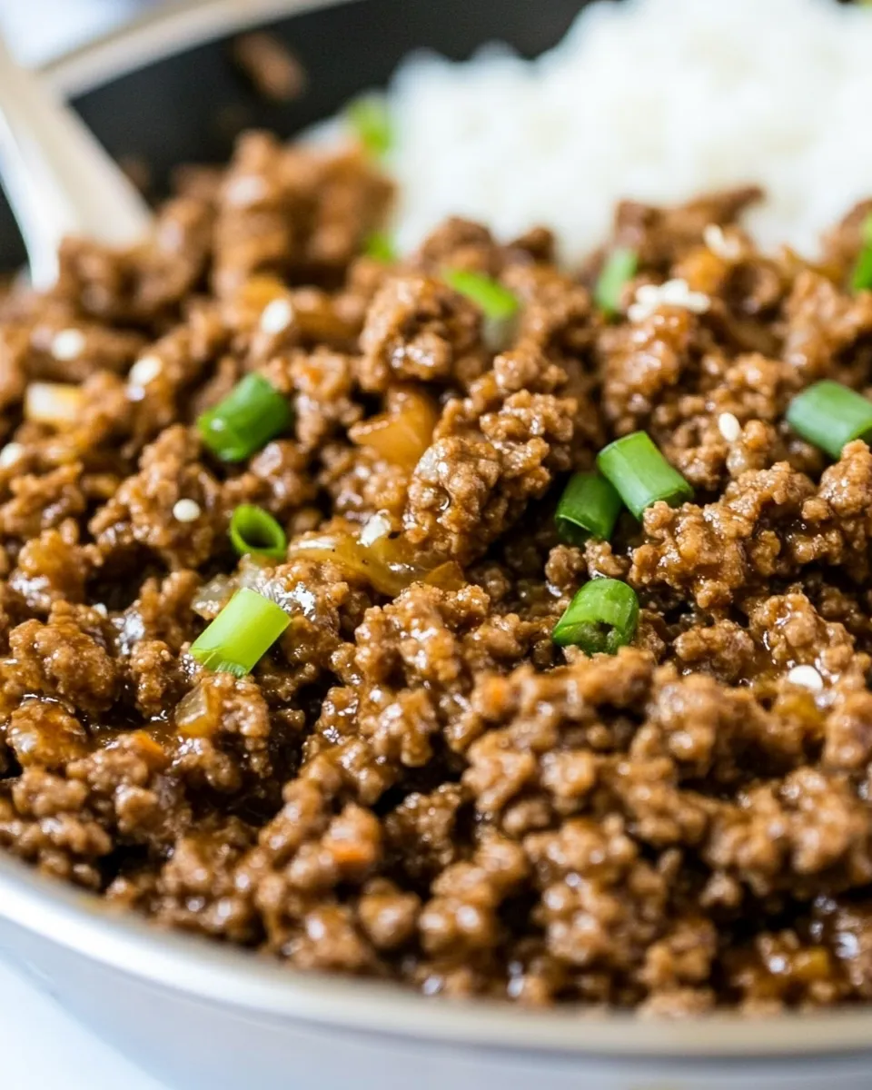 Classic Korean Ground Beef Skillet image