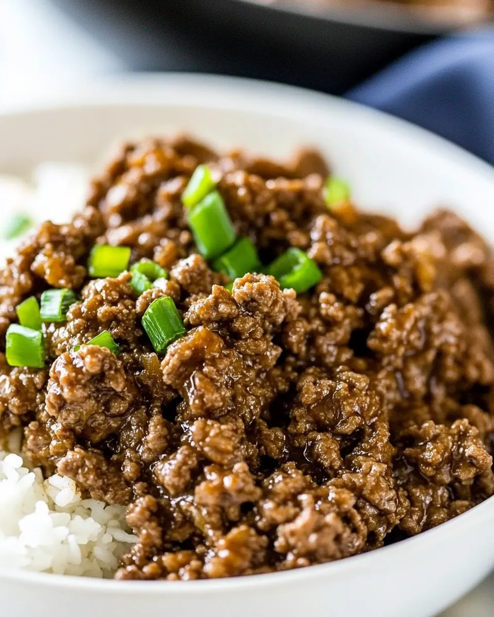 Easy Korean Ground Beef Skillet picture