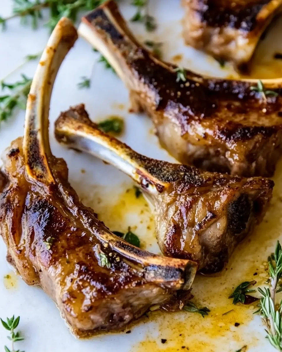 Homemade Lamb Chop Marinade photo