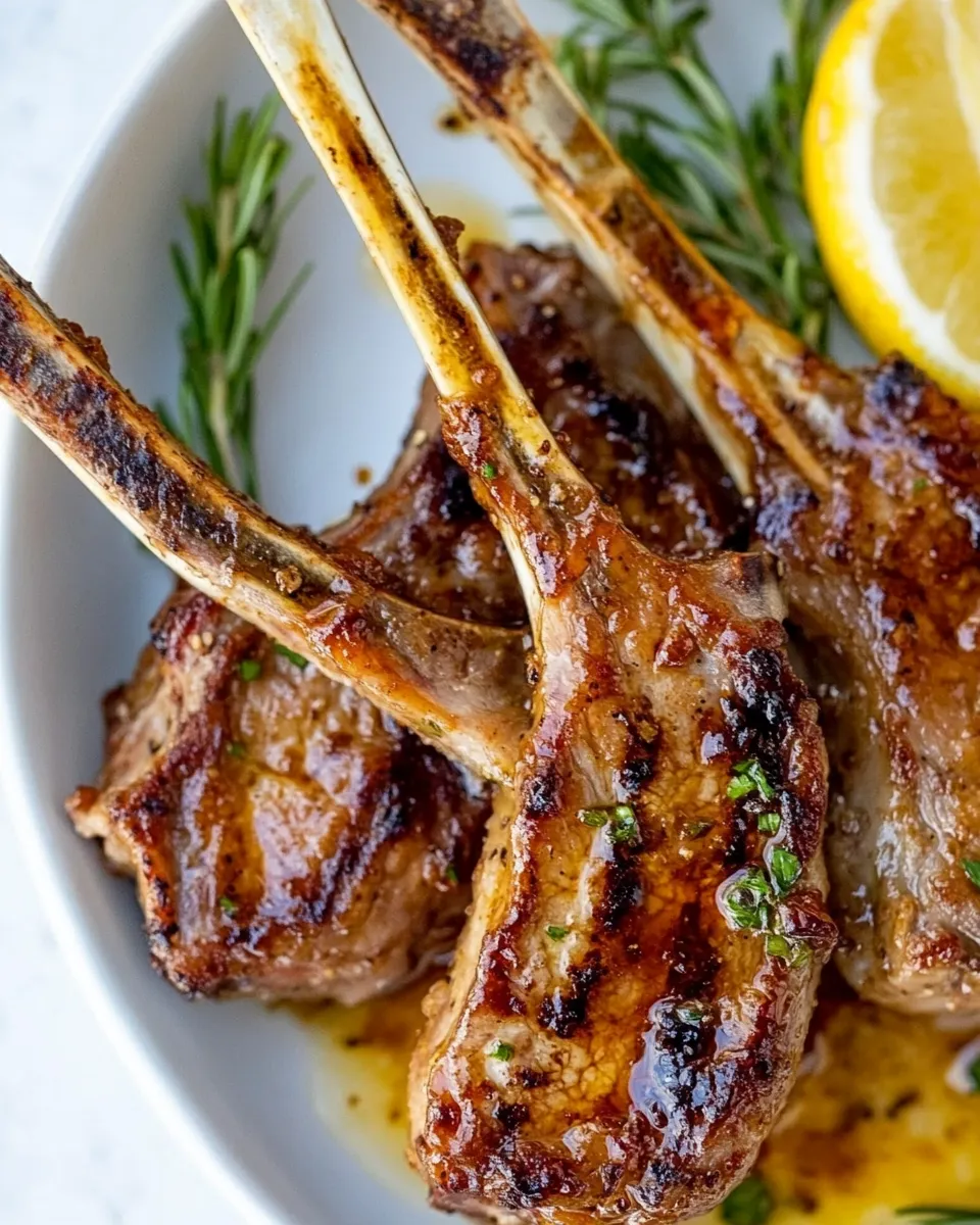 Classic Lamb Chop Marinade recipe photo