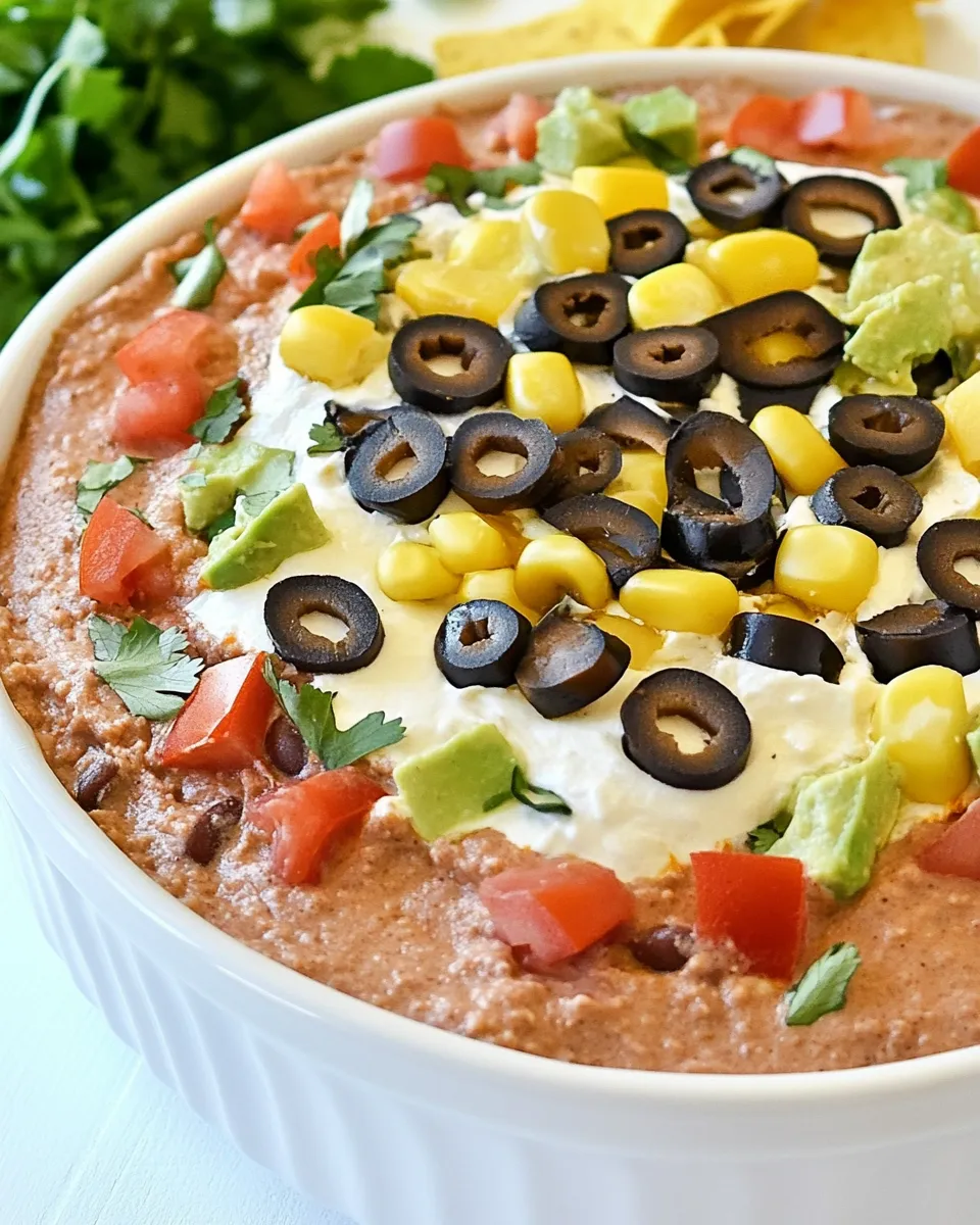 Classic Layered Taco Dip image