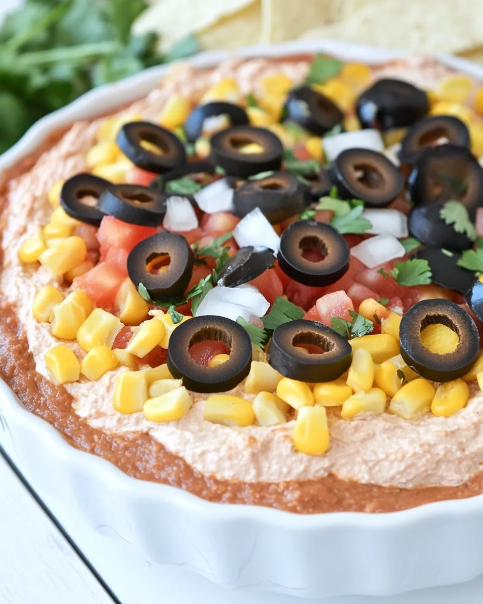 Delicious Layered Taco Dip dish photo