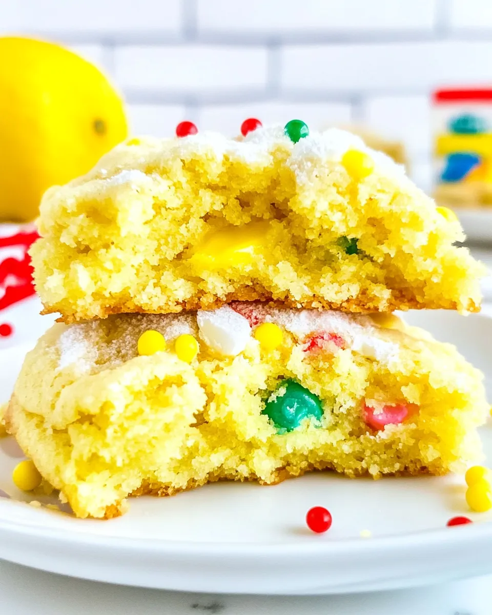 Homemade Lemon Cake Mix Cookies photo