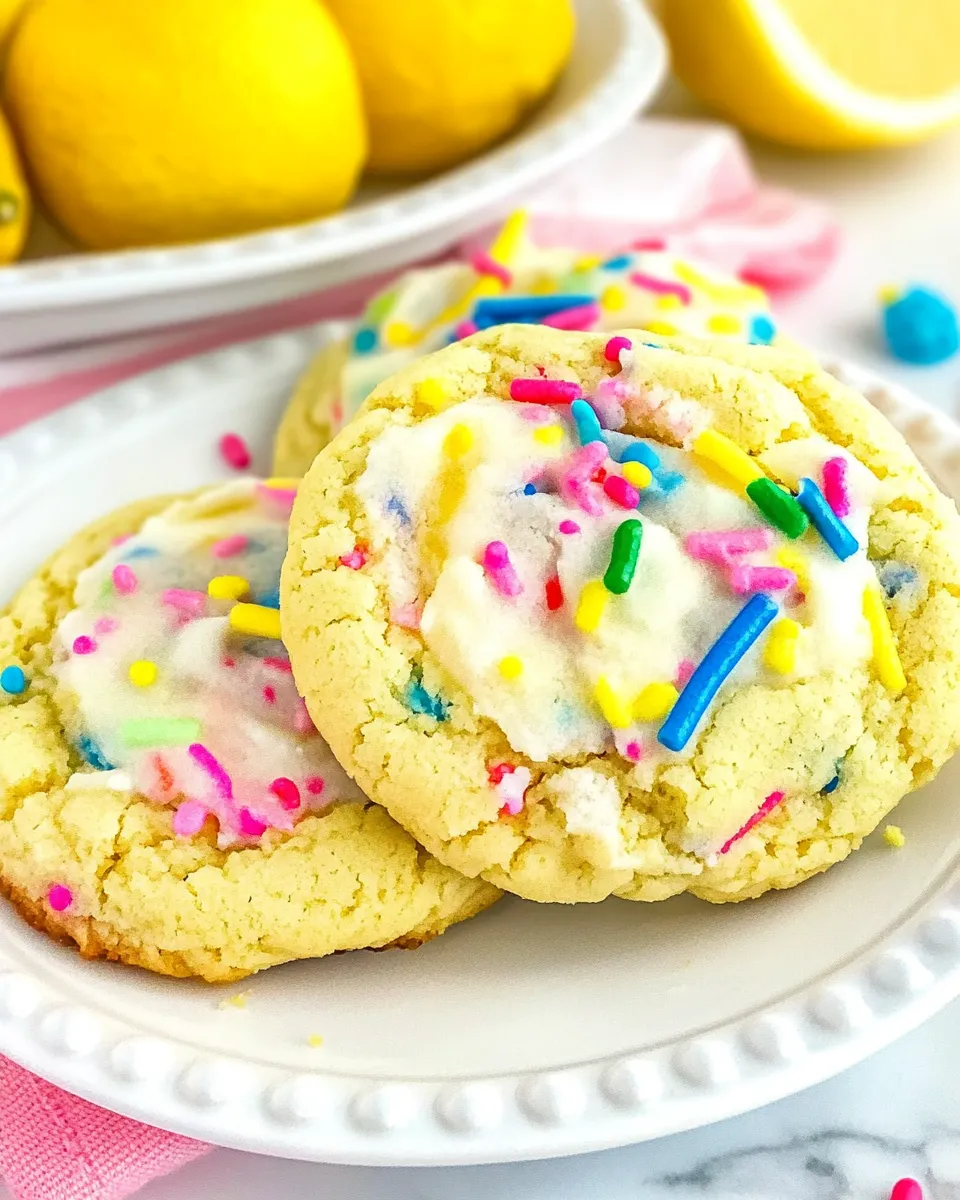 Classic Lemon Cake Mix Cookies image