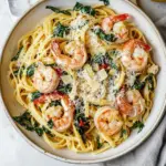 Homemade Lemon Garlic Parmesan Shrimp Pasta photo