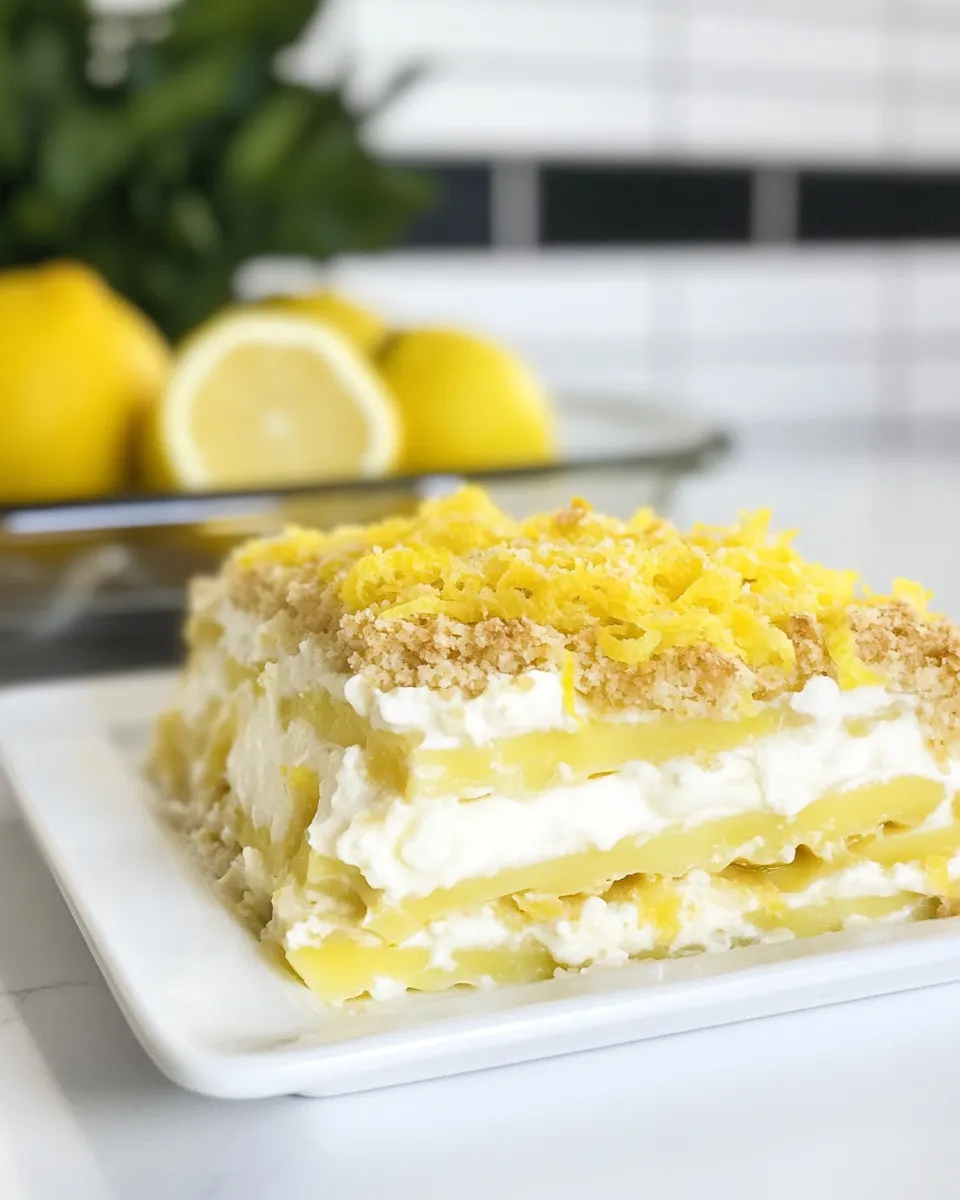 Homemade Lemon Lasagna photo