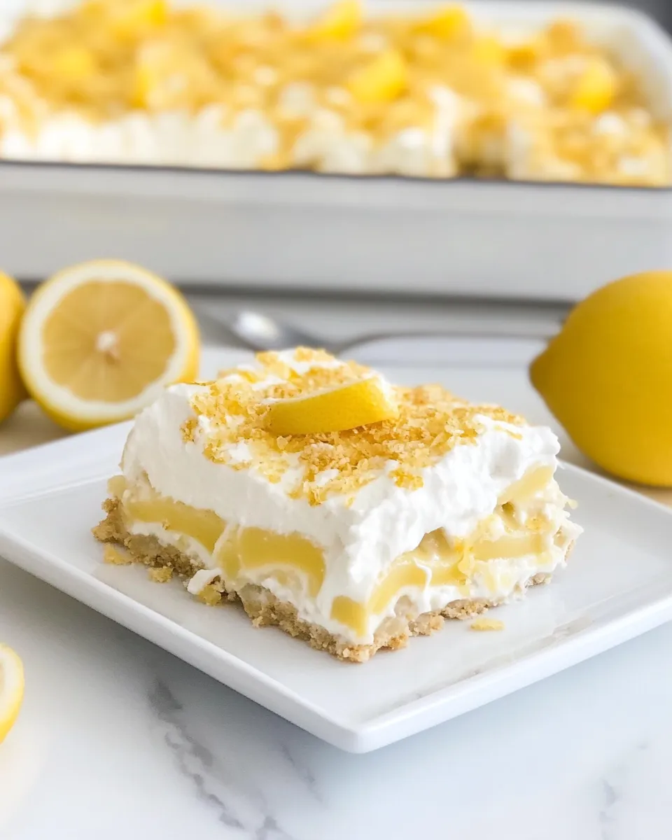 Delicious Lemon Lasagna dish photo