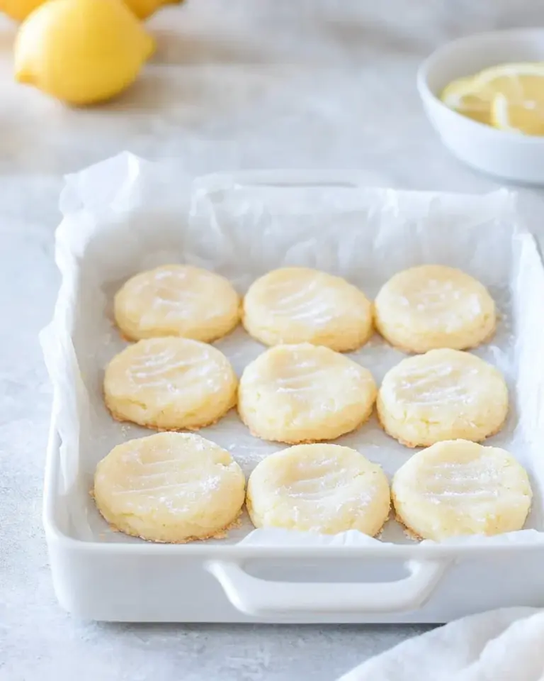 Homemade Lemon Shortbread Cookies Recipe photo