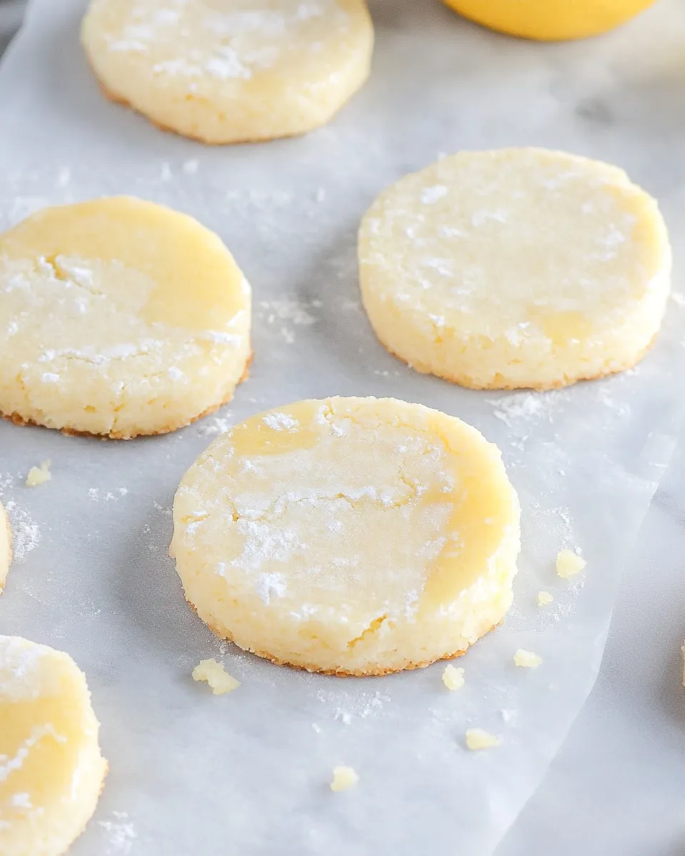 Easy Lemon Shortbread Cookies Recipe picture