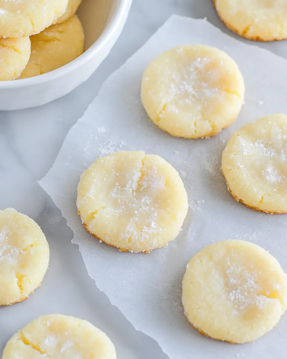 Delicious Lemon Shortbread Cookies Recipe shot