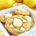 Homemade Lemon White Chocolate Chip Cookies photo