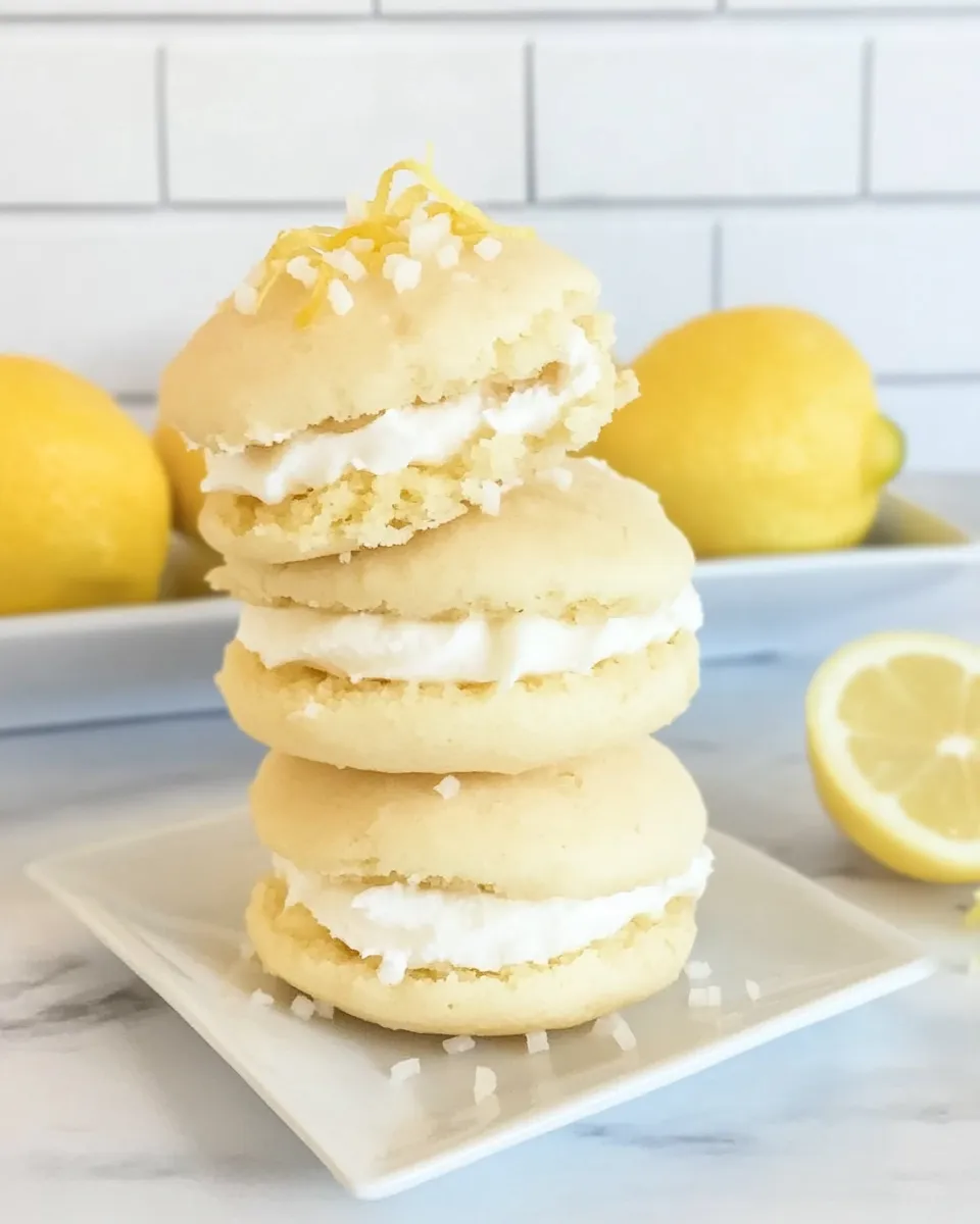 Homemade Lemon Whoopie Pies photo