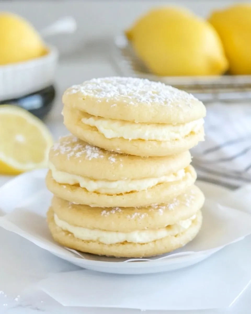 Easy Lemon Whoopie Pies recipe photo
