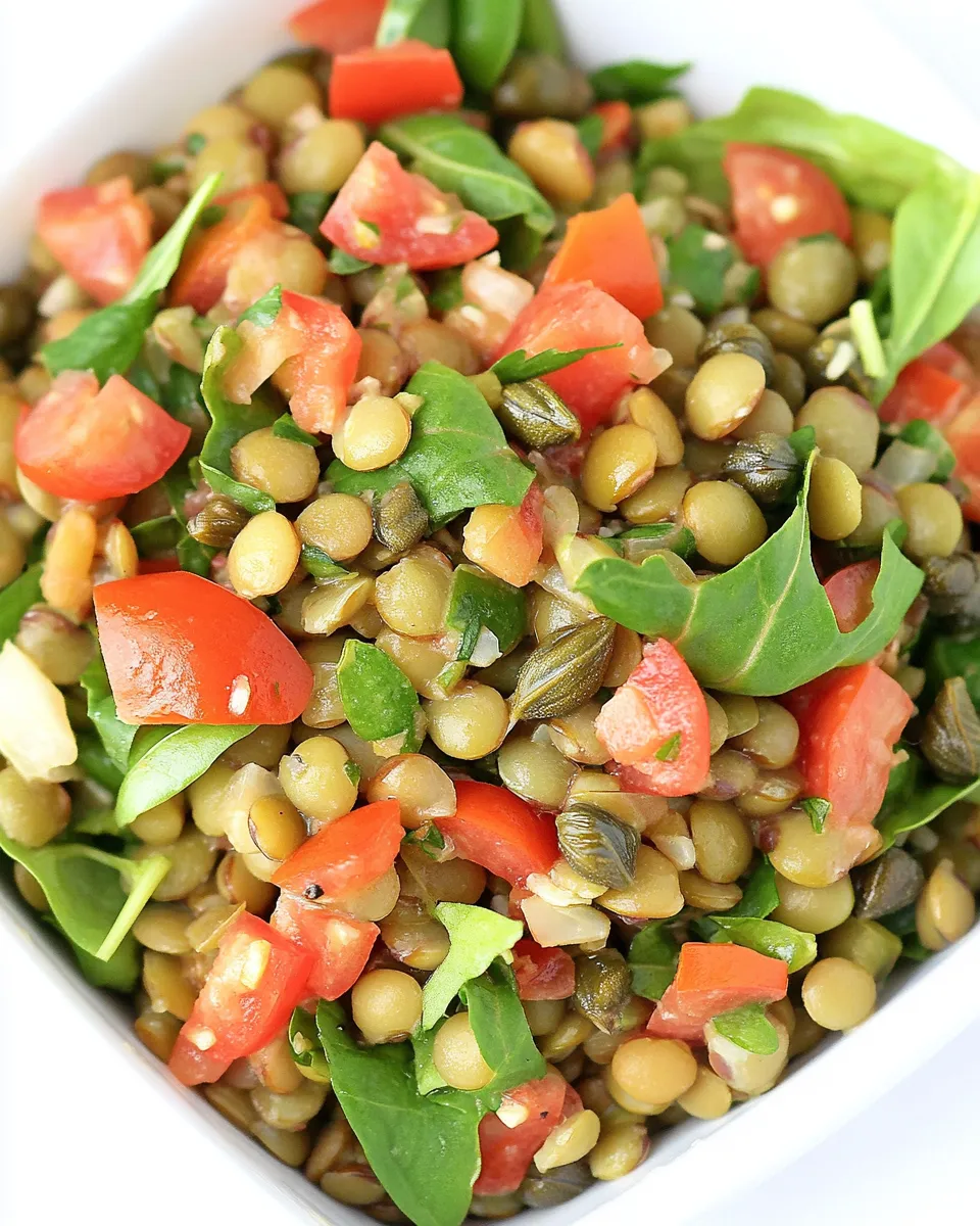Easy Lentil Salad with Capers and Balsamic-Dijon Dressing picture