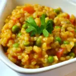 homemade Lentils and Pea Risotto photo
