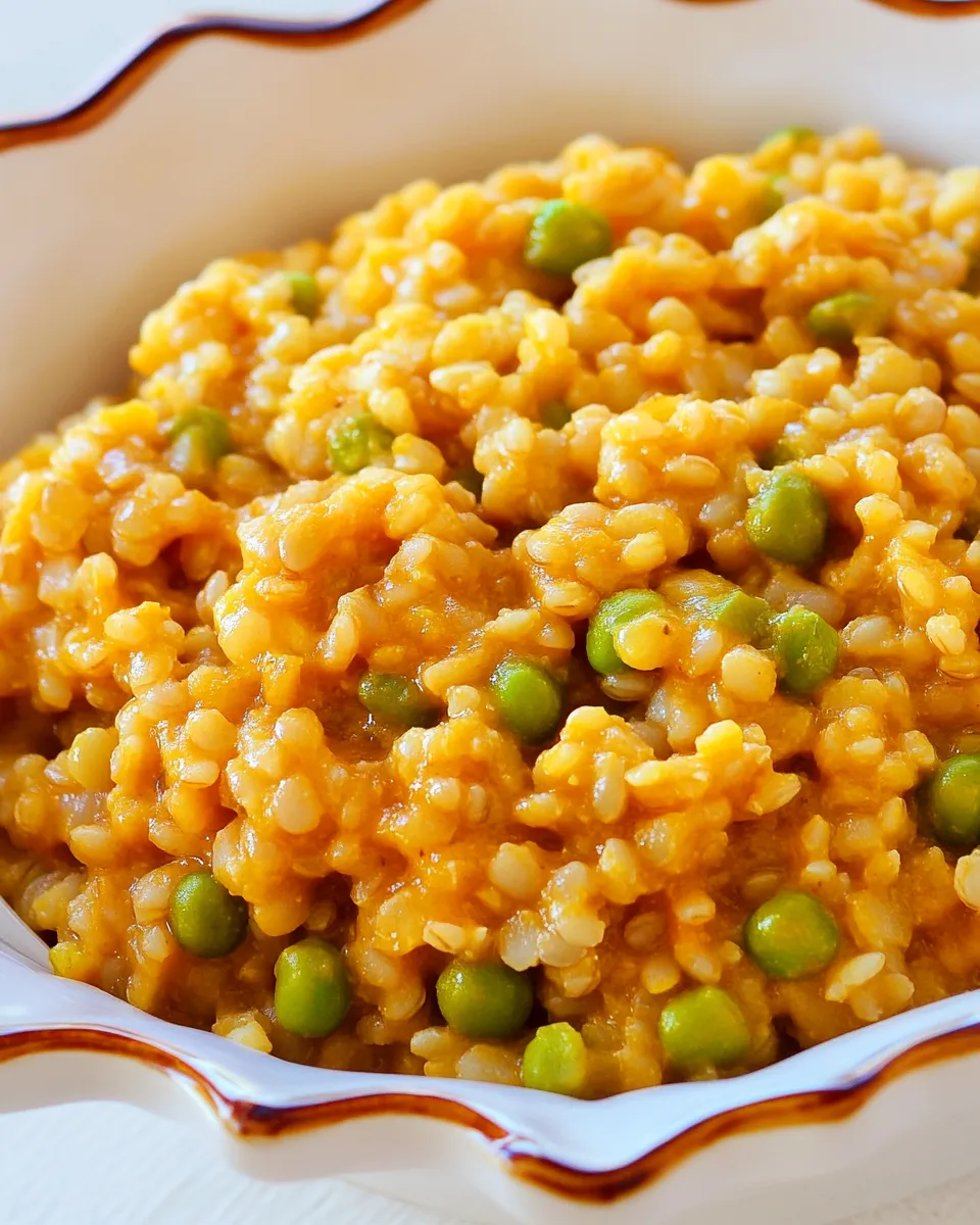 classic Lentils and Pea Risotto image