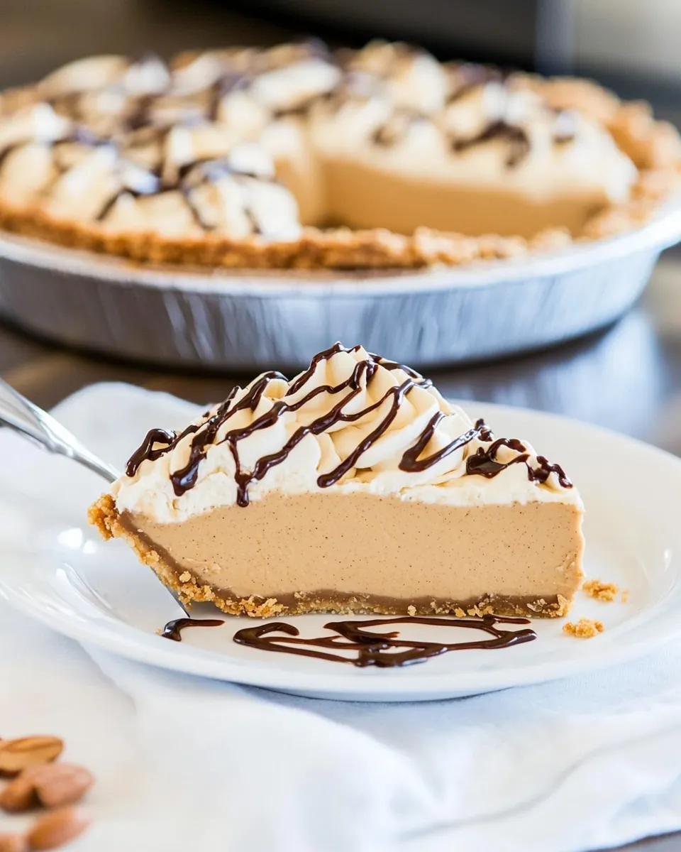 Easy Lighter Peanut Butter Pie recipe photo