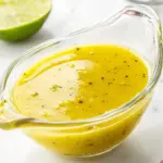 Homemade Lime Vinaigrette with Garlic photo