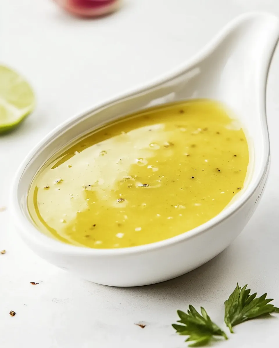 Classic Lime Vinaigrette with Garlic image