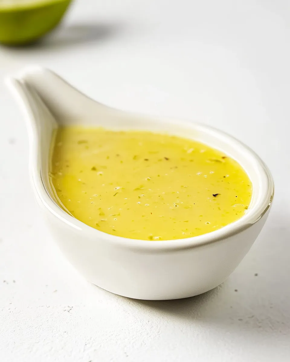 Delicious Lime Vinaigrette with Garlic dish photo