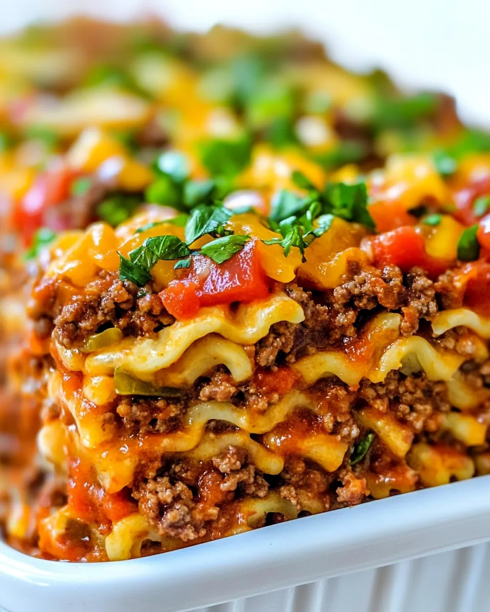 Homemade Loaded Cheeseburger Casserole photo