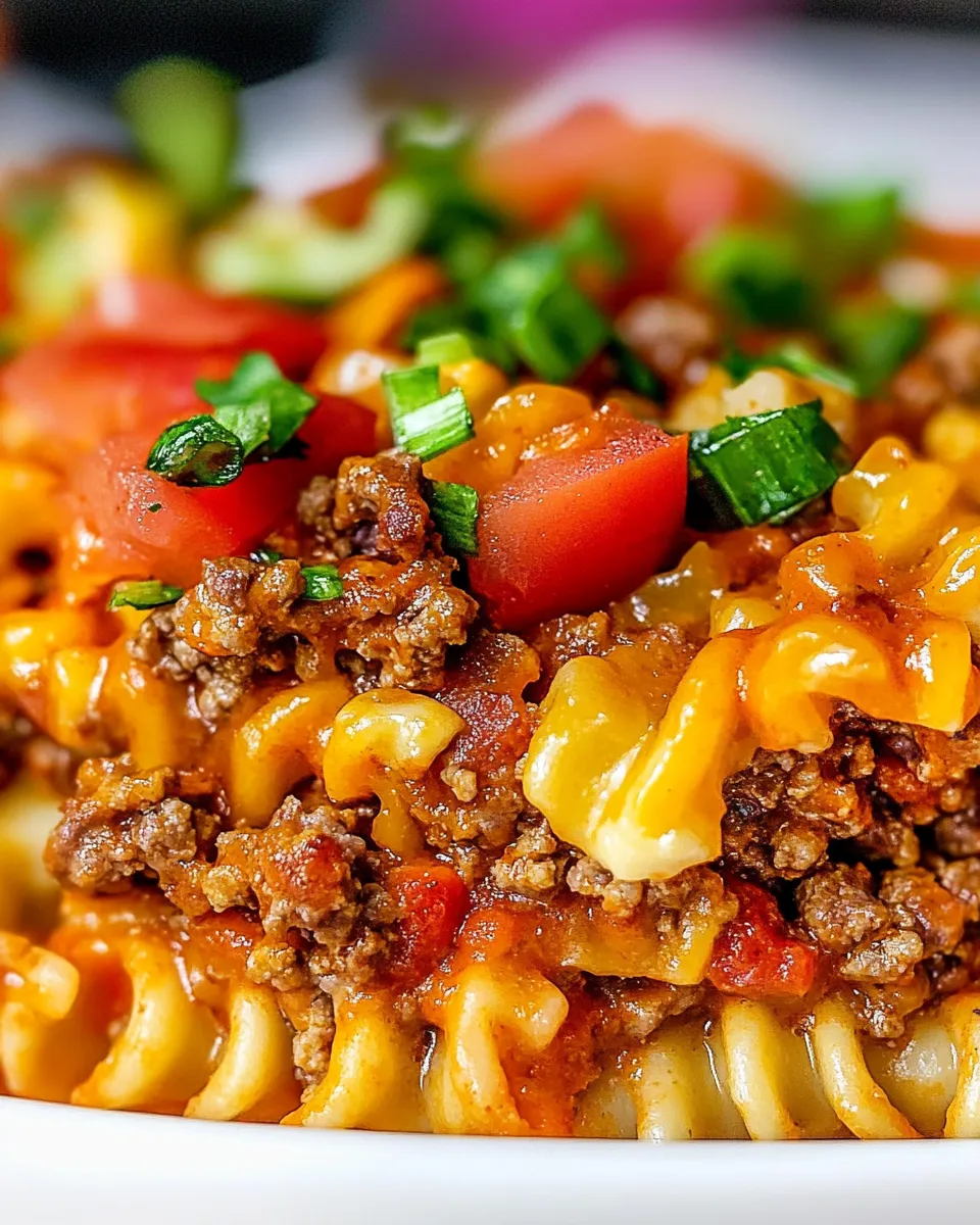 Easy Loaded Cheeseburger Casserole recipe photo