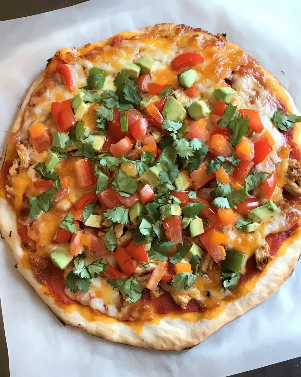 Classic Loaded Chicken Fajita Pizza image