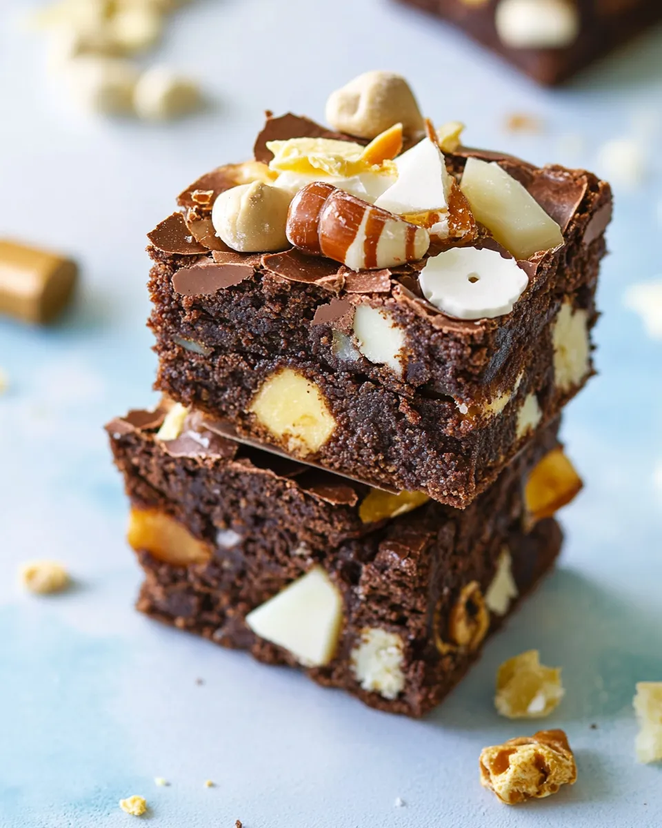Homemade Loaded Junk Food Brownies photo