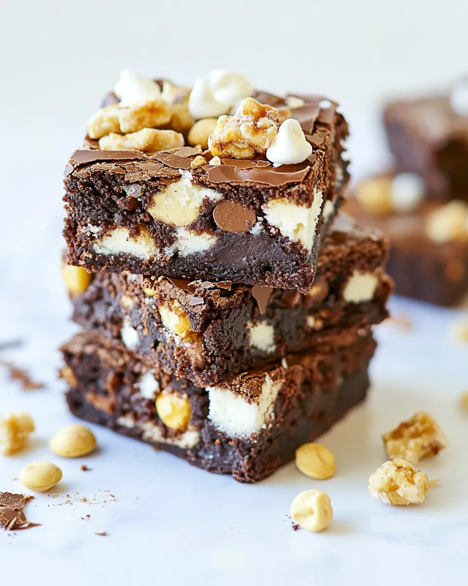 Delicious Loaded Junk Food Brownies dish photo