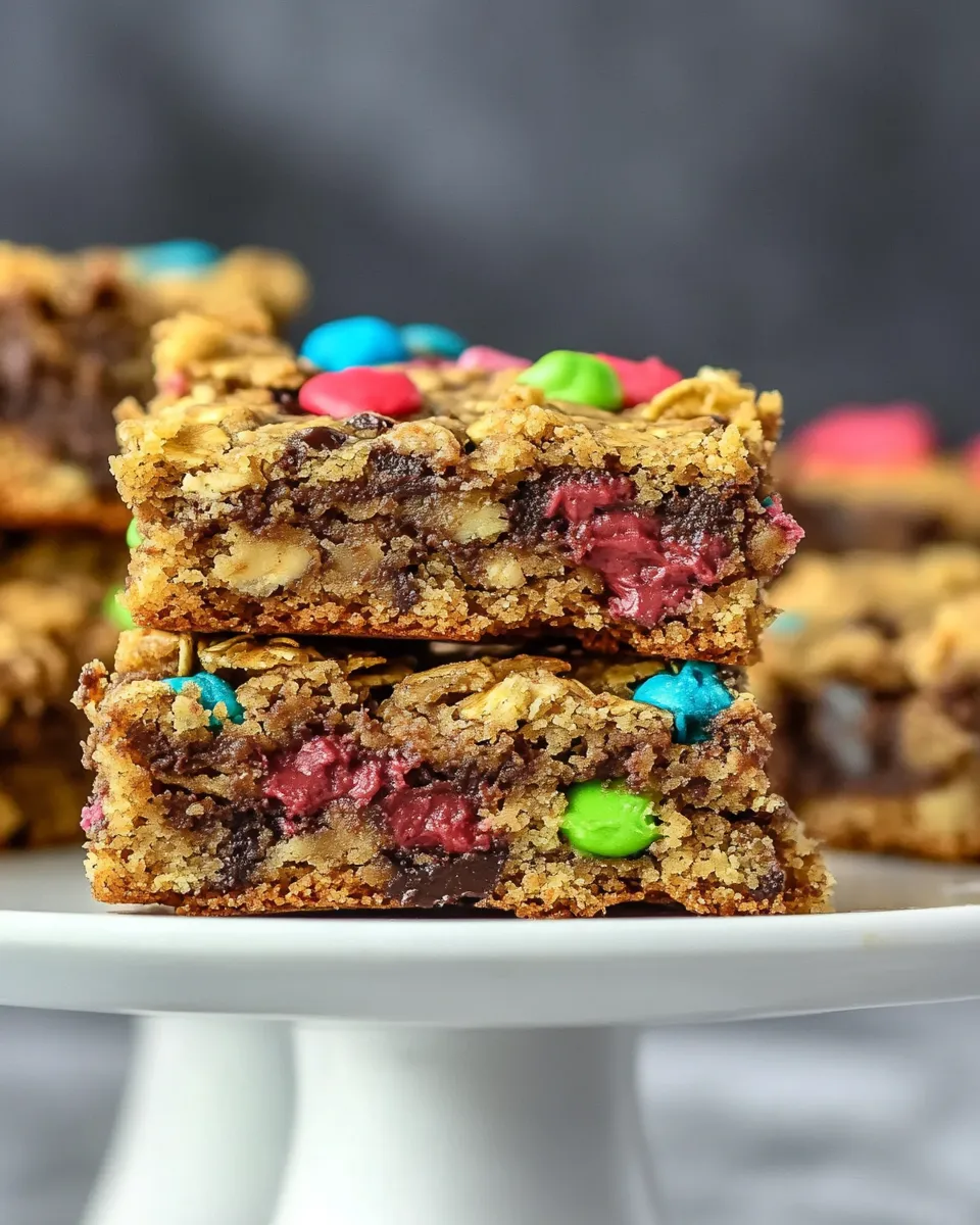 Homemade Loaded Oatmeal Blondies photo