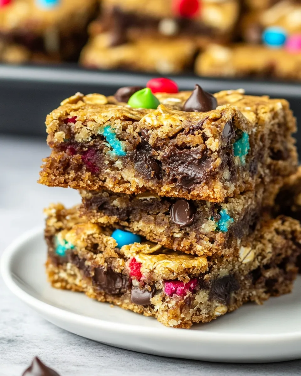 Classic Loaded Oatmeal Blondies image
