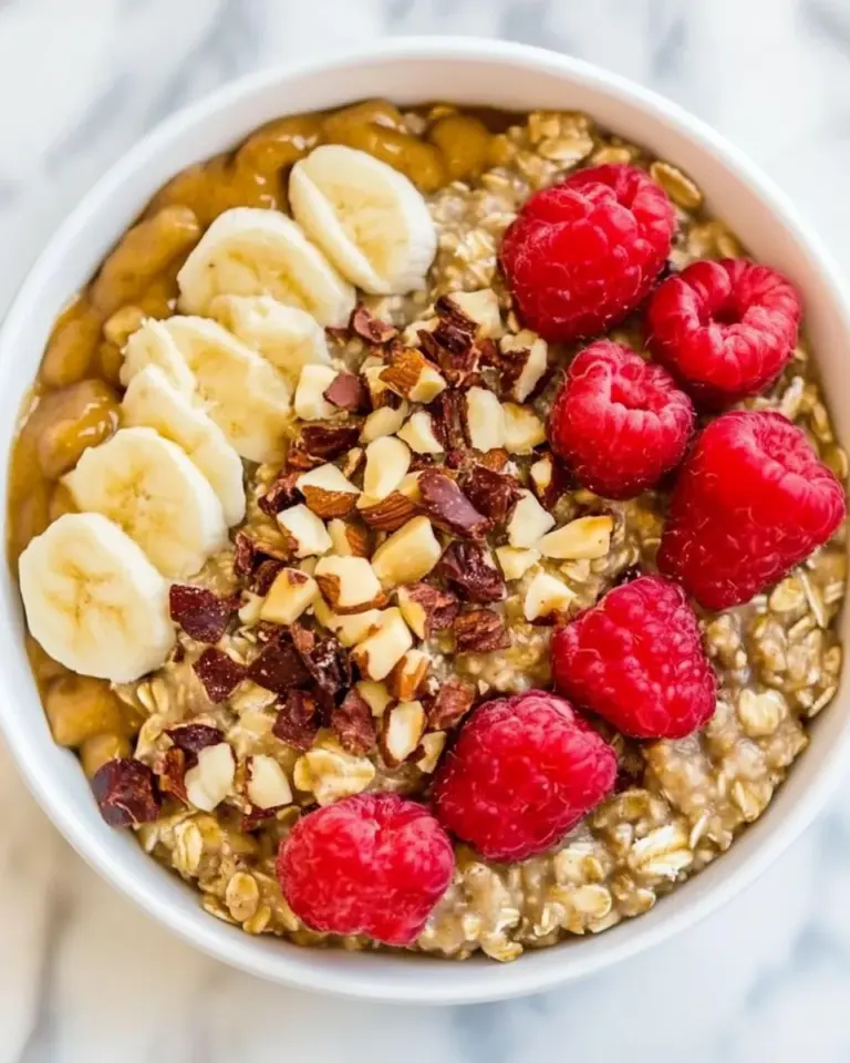 Homemade Loaded Oatmeal Breakfast Bowl photo