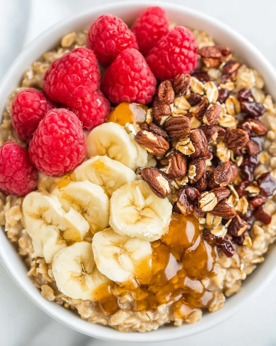 Easy Loaded Oatmeal Breakfast Bowl recipe photo