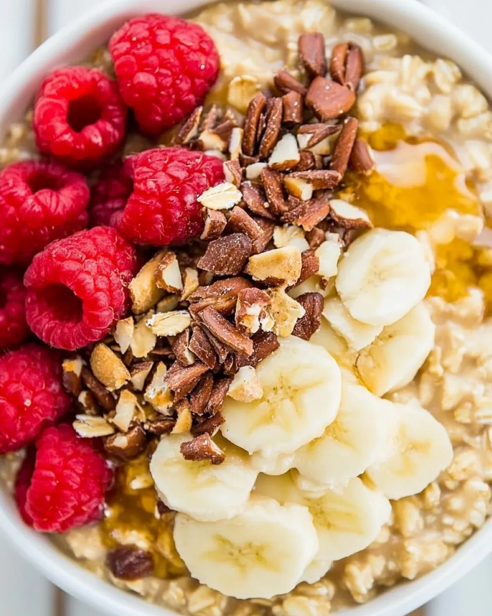 Delicious Loaded Oatmeal Breakfast Bowl dish photo