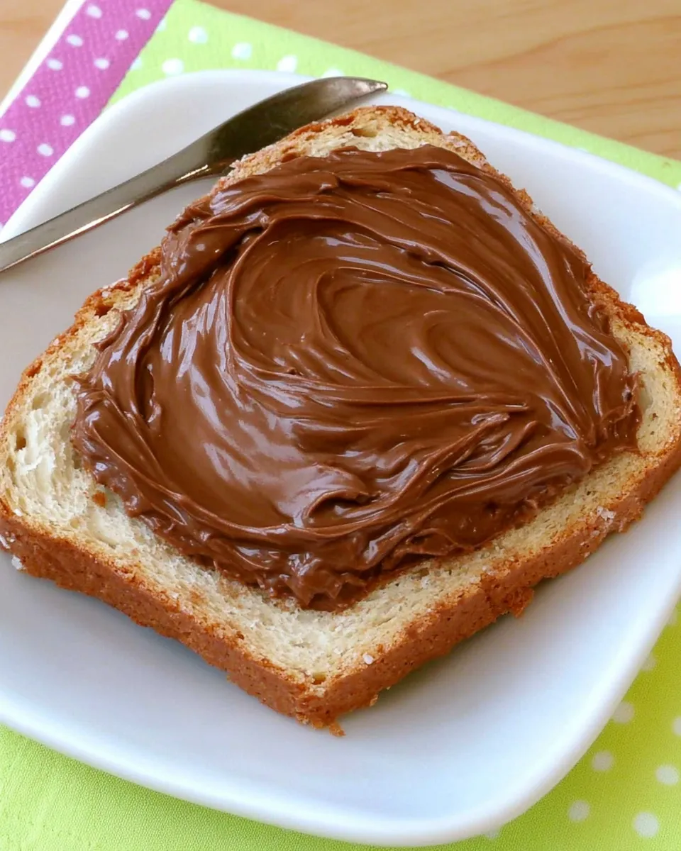 homemade Low-Calorie Nutella Spread: The Healthier Version of Your Favorite Classic photo