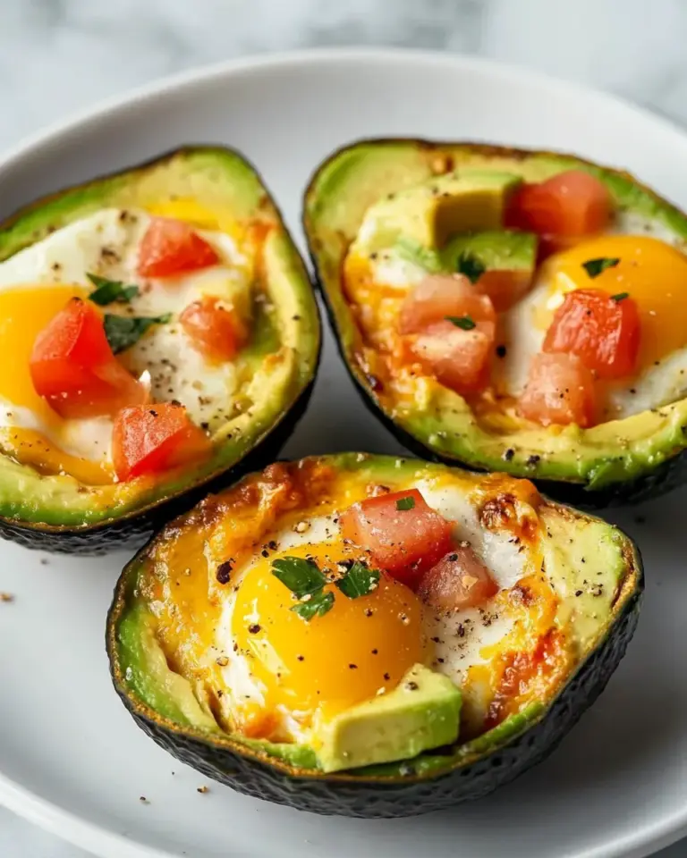 Homemade Low-Carb Avocado Breakfast Cups photo