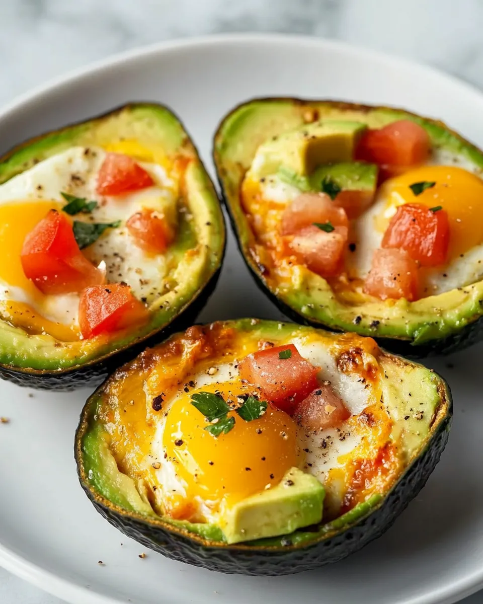 Homemade Low-Carb Avocado Breakfast Cups photo