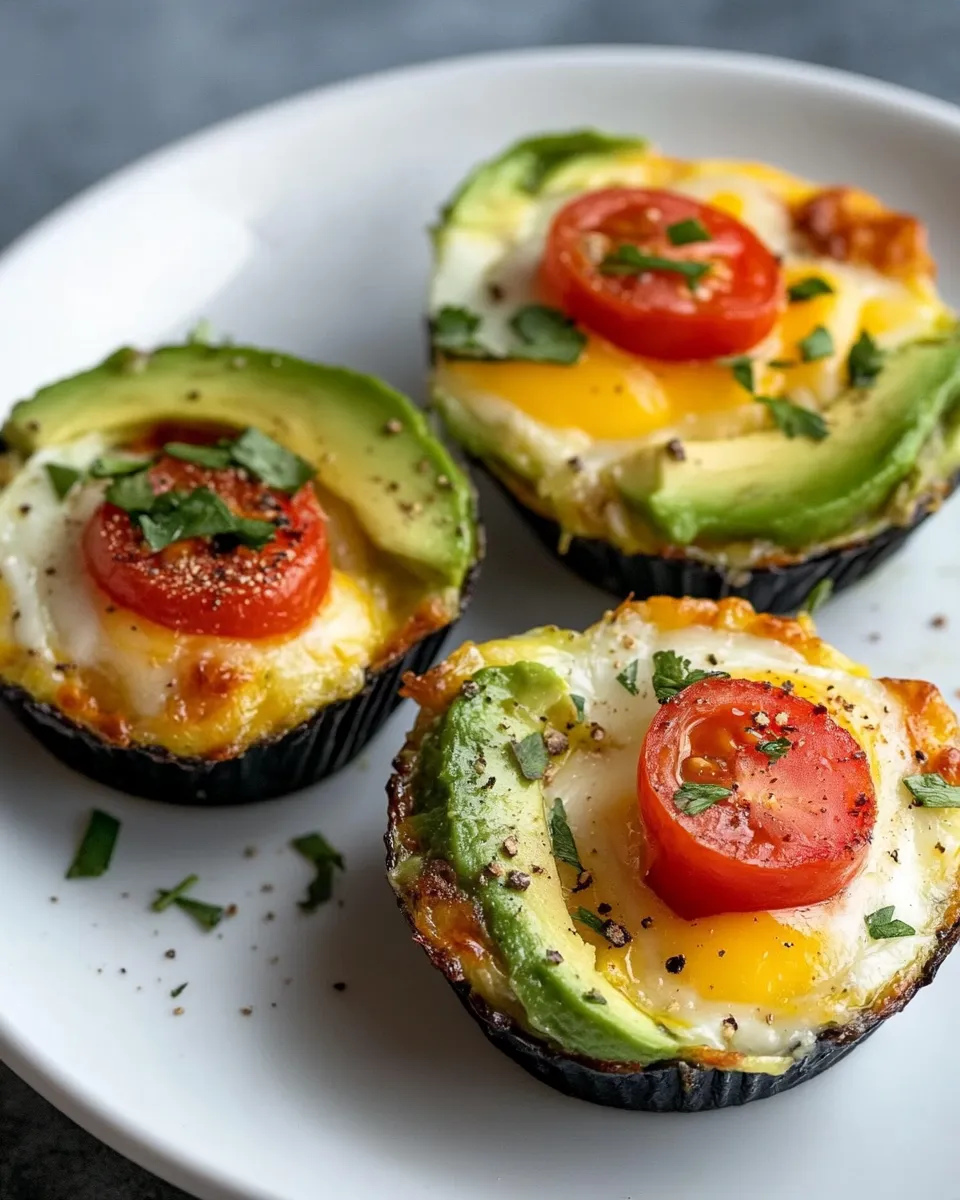 Delicious Low-Carb Avocado Breakfast Cups shot