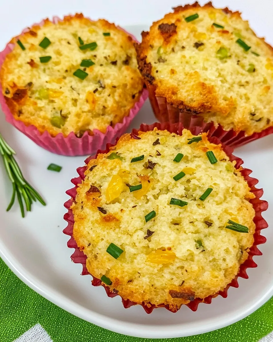 Classic Low-Carb High-Fiber Savory Muffins image