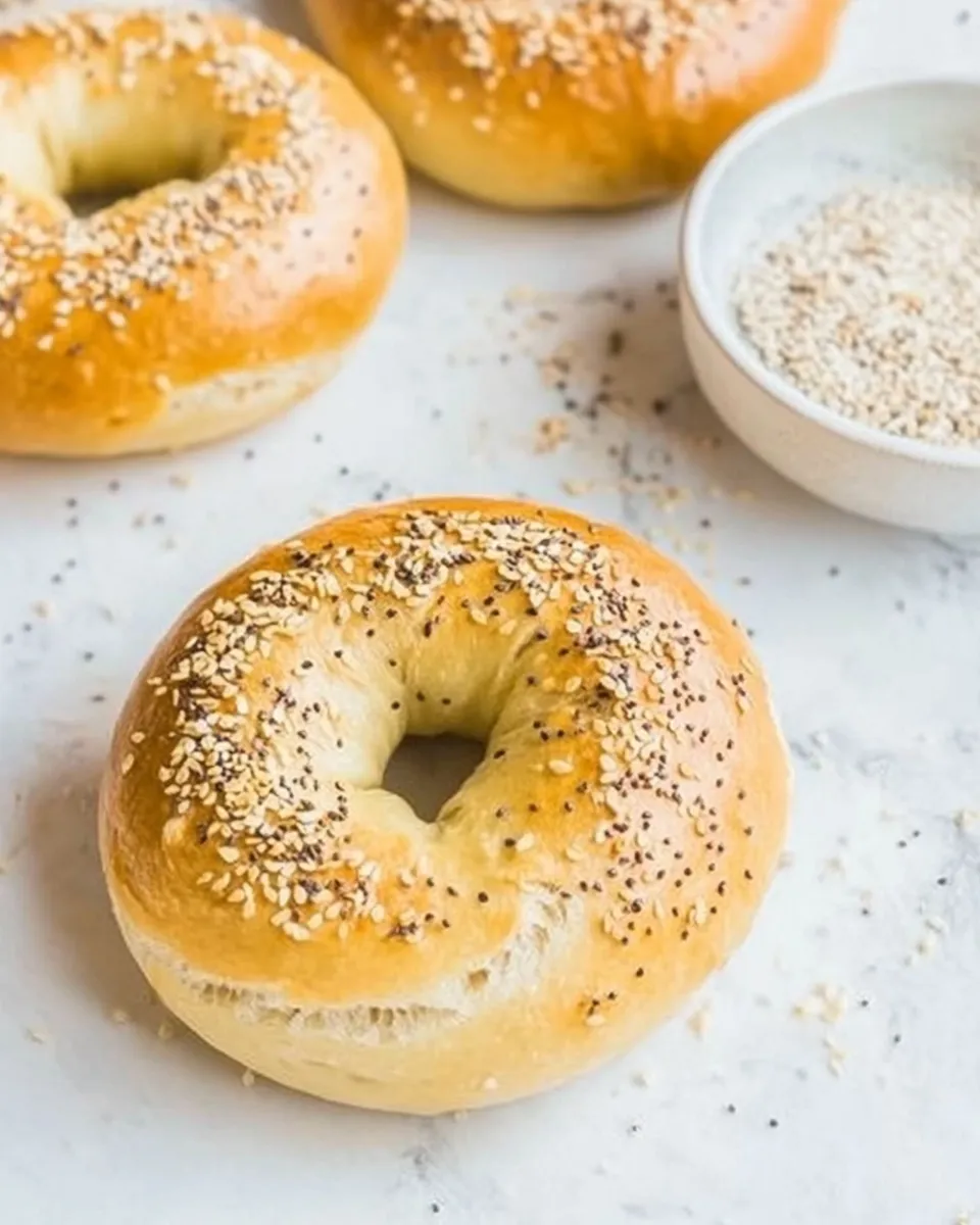 Delicious Low Calorie Bagels dish photo