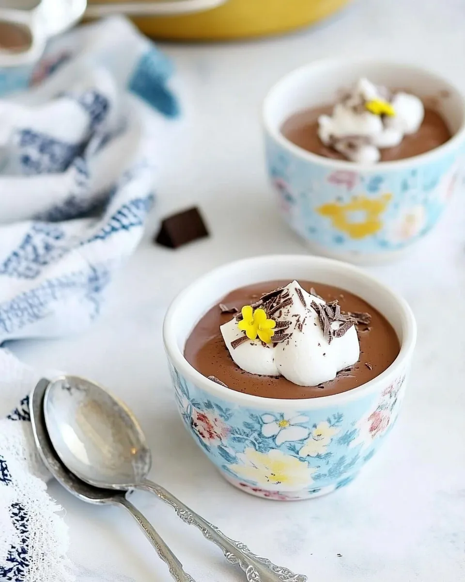 Delicious Malted Chocolate Pots de Creme dish photo
